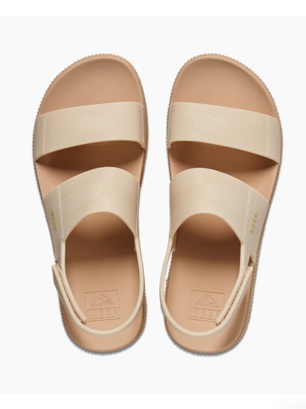 Reef Water Vista Higher Platform Sandals Cream Blush Size 7 - Picture 4 of 12